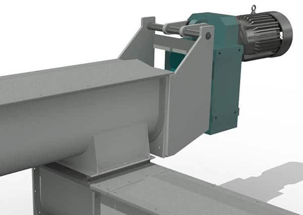Shaftless Screw Conveyor Loadout System for Carrot Pomace - KWS