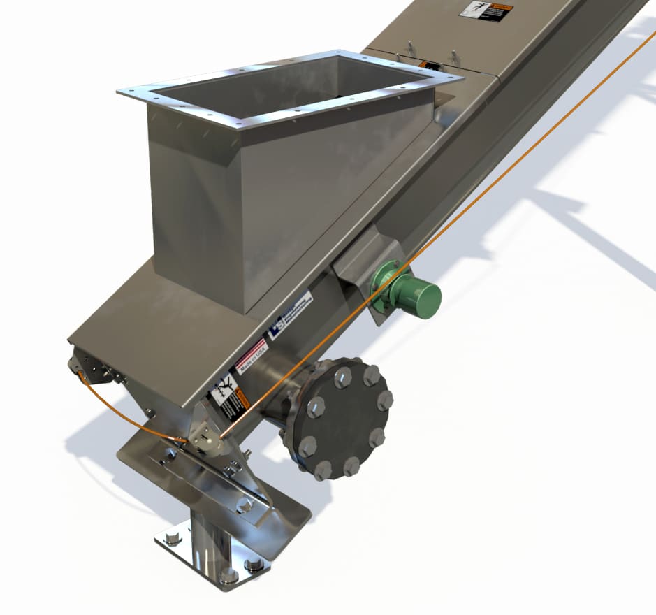KWS Environmental Loadout System No. 1 - Single Inclined Screw Conveyor Drive