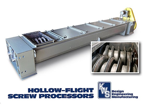KWS Hollow Flight Screw Processor - Features & Benefits - KWS