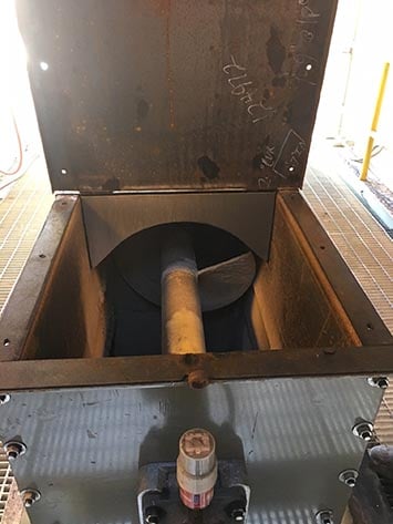 Screw Feeder for Metering Crushed Limestone at AEP Coal Fired Power Plant in Hallsville, TX - KWS