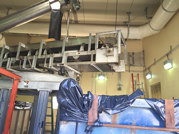 Shaftless Screw Conveyor Replaces Belt Conveyor for Biosolids Load Out System at Floyd Branch WWTP in Richardson, TX - KWS