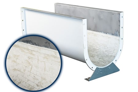 Alumina Ceramic Trough Liner