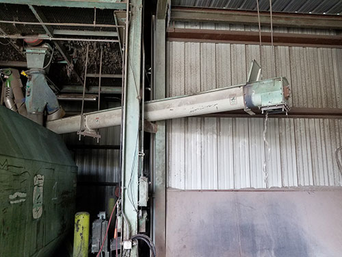 Screw Conveyor to Convey Recycled Wire Waste at Encore Wire in McKinney, TX - KWS