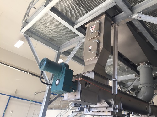 Shaftless Screw Conveyor for Tyson Foods in Zeeland, MI - KWS Manufacturing