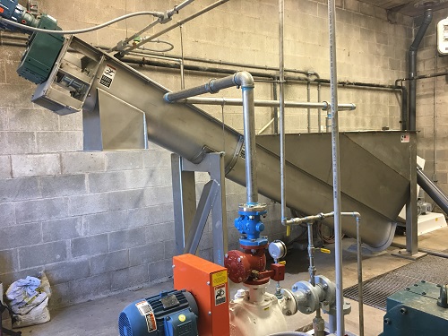 KWS Problem Solvers Submerged Grit Screw and Ceramic-Lined Grit Classifier for the East Stroudsburg, PA WWTP - KWS Manufacturing