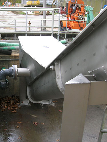 Ceramic-Lined Grit Classifier for Kennett Square Sewage Disposal in Kennett Square, PA - KWS Manufacturing