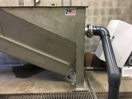 KWS Problem Solvers Submerged Grit Screw and Ceramic-Lined Grit Classifier for the East Stroudsburg, PA WWTP - KWS Manufacturing