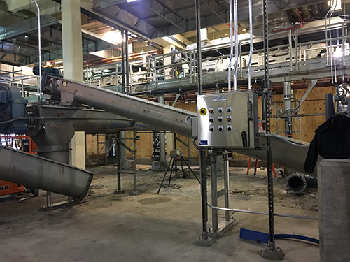 Dewatered Biosolids Conveyor System for Cedar Creek WPCP, Nassau Co., NY - KWS