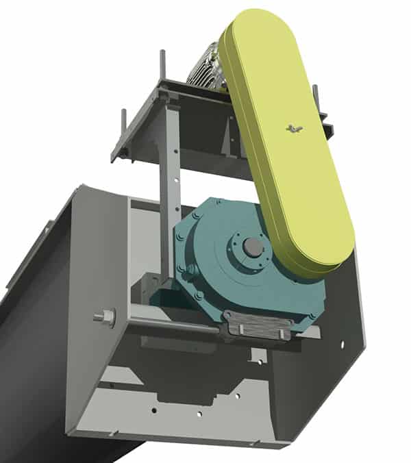 Screw Conveyor for Hog Fuel at Boise Cascade Plywood Mill in Moncure, NC - KWS