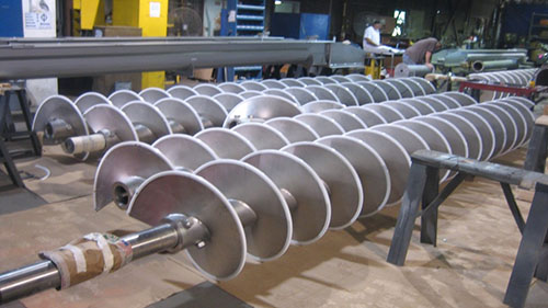 Screw Conveyor Flight Edging Features and Benefits - KWS Manufacturing