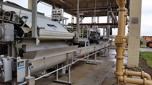 Solids Load Out System for South WWTP in McAllen, TX - KWS