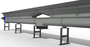 Bi-Directional Screw Feeder for Unloading Rail Cars at Seaboard Foods in Hugoton, KS - KWS