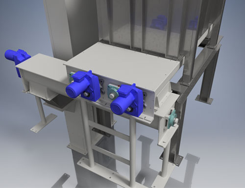 Wood Chip Storage and Metering System for Pyrolysis - KWS Manufacturing