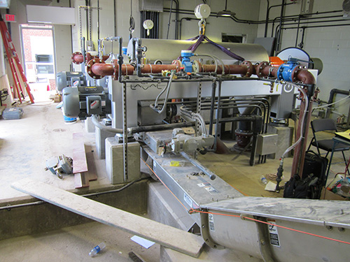 Ceramic Lined Sludge Conveyors for Lewiston WWTP in Lewistown, PA - KWS Manufacturing
