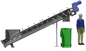 Biosolids Conveyor for Upper Moreland-Hatboro JSA Treatment Plant in Upper Moreland Township, PA - KWS