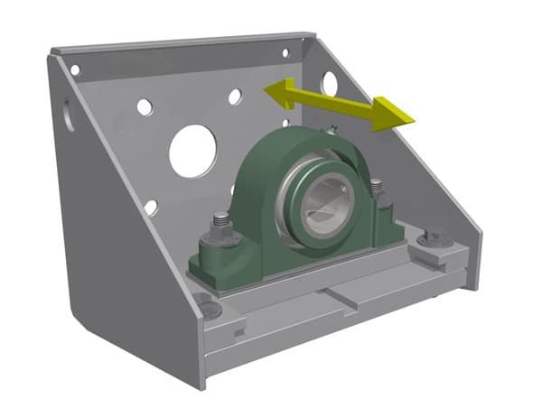 KWS Slider Base Trough End