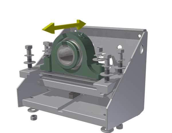 KWS Slider Base Trough End