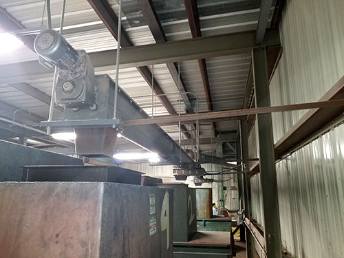 Screw Conveyor to Convey Recycled Wire Waste at Encore Wire in McKinney, TX - KWS