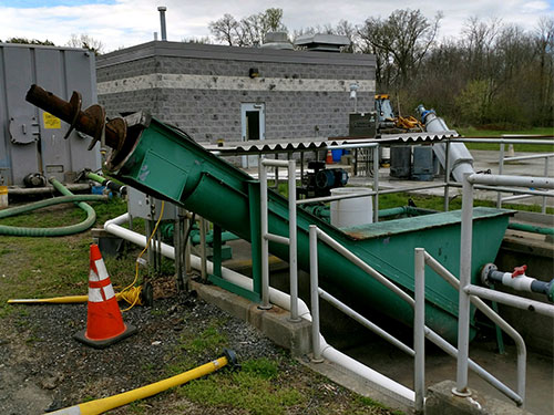 Ceramic-Lined Grit Classifier for Kennett Square Sewage Disposal in Kennett Square, PA - KWS Manufacturing