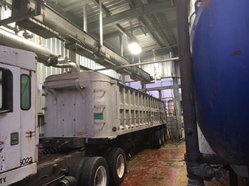 Loadout System for Offal and Feathers at a Pilgrim's Chicken Processing Plant in Lufkin, Texas - KWS