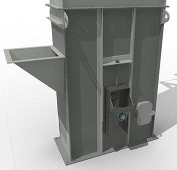 Bucket Elevator for Elevating Abrasive Mixture at Prince Minerals in Milwaukee, WI - KWS
