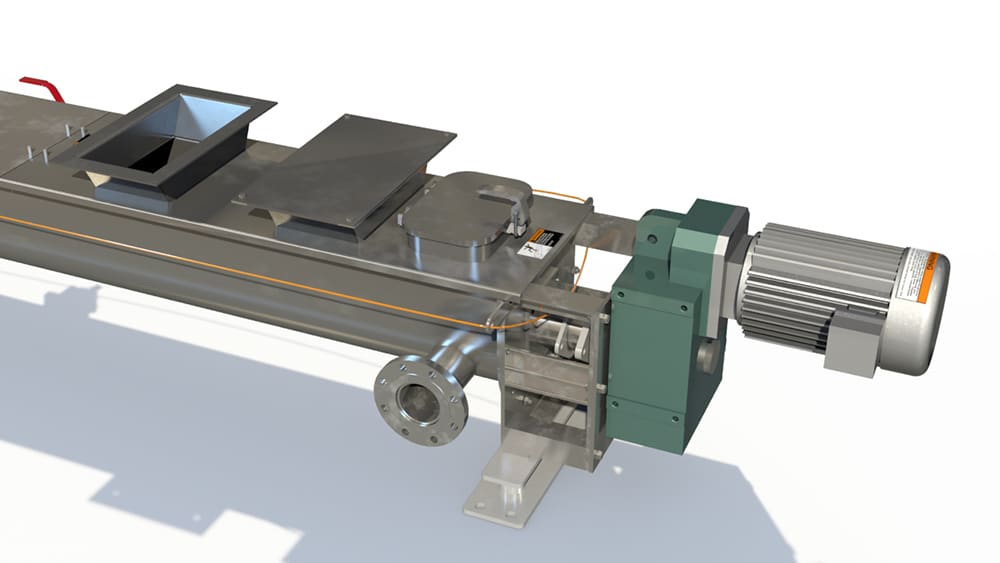 KWS Environmental Loadout System No. 2 – Tandem Screw Conveyors Inlet