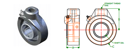 Style B Hanger Bearing Diagram