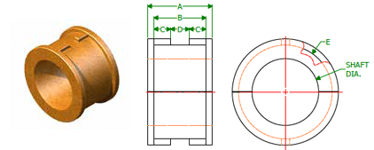 Style 226 Hanger Bearing Diagram