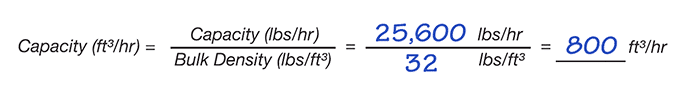 Calculate Capacity