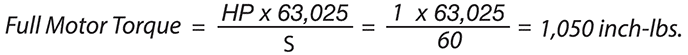 Calculating Full Motor Torque