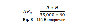 Drag Conveyor Engineering Guide - Lift Horsepower Calculation - KWS Manufacturing