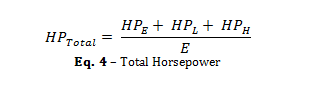 Drag Conveyor Engineering Guide - Total Horsepower Calculation - KWS Manufacturing