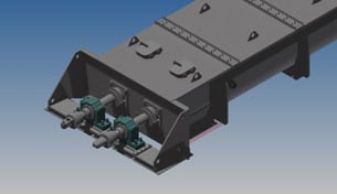 KWS Slider Base Trough End