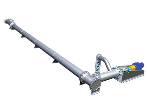 High Temp & Heavy Shaftless Screw Conveyors for Pyrolysis Process High Temp & Heavy Shaftless Screw Conveyors for Pyrolysis Process