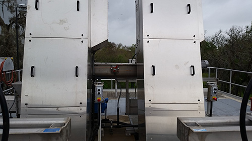 Screenings Conveyance for Blackhawk WWTP in Friendswood, TX - KWS