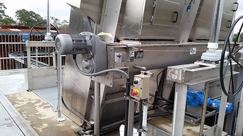 Screenings Conveyance for Blackhawk WWTP in Friendswood, TX - KWS