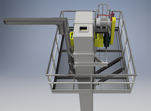 Bucket Elevators for MS Industries Silica Flour in Russellville, AL - KWS Manufacturing