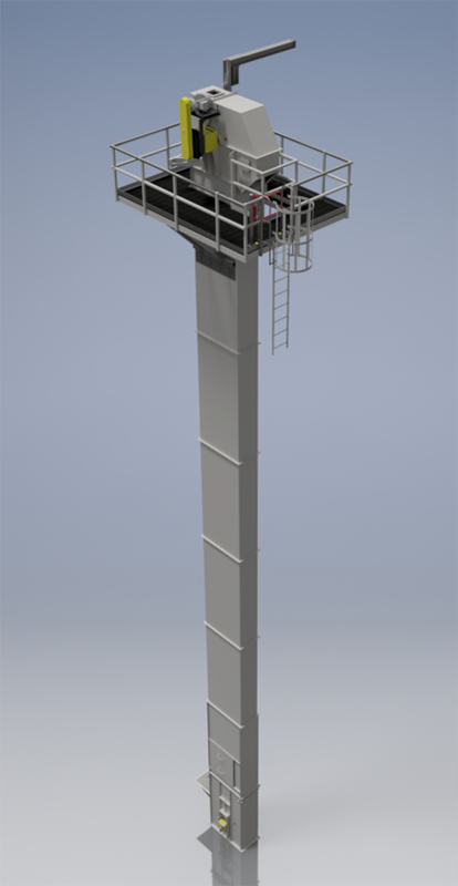 Bucket Elevators for MS Industries Silica Flour in Russellville, AL - KWS Manufacturing