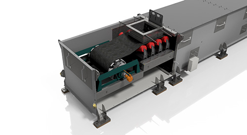 Belt Feeders for Metering Silica Flour for MS Industries in Russellville, AL - KWS Manufacturing