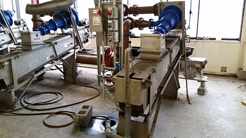 Shaftless Screw Conveyors with Ceramic-Lined Troughs for the Rensselaer County Sewer District in Troy, NY - KWS