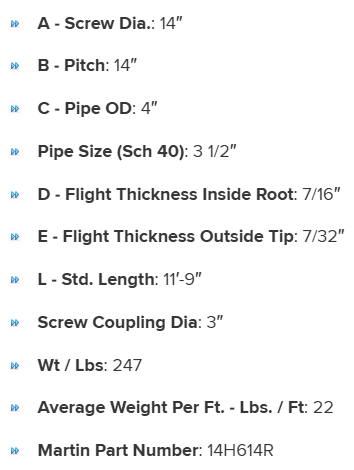 14H614R specifications