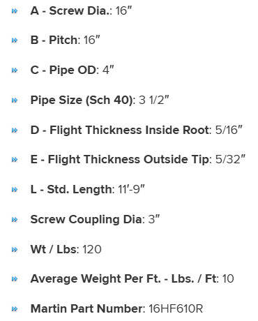 16HF610R specifications