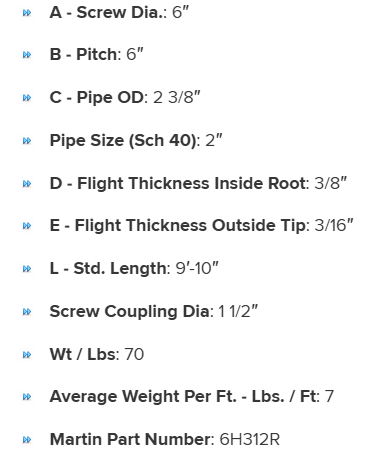 6H312R specifications