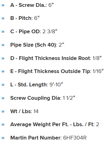 6HF304R specifications