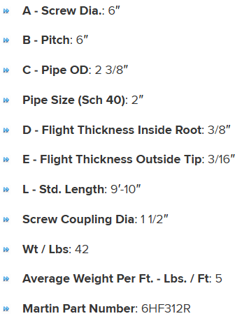 6HF312R specifications