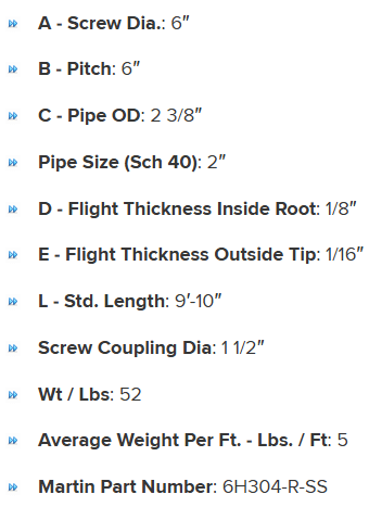 6HS304R specifications