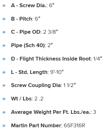 6SF316R specifications