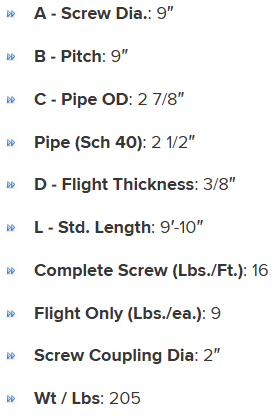 9S424R80CW23B specifications