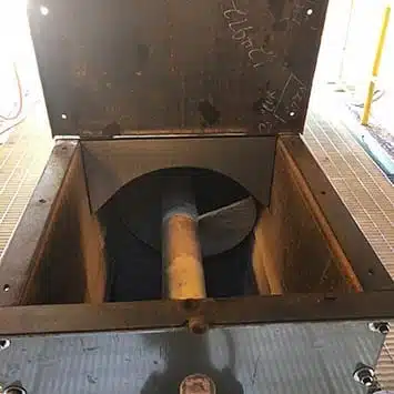 Screw Feeder for Metering Crushed Limestone at AEP Coal Fired Power Plant in Hallsville, TX