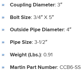CB3312188SS specifications